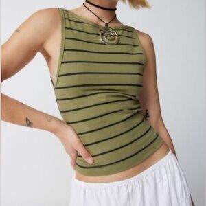 NWOT Urban Outfitters Mercedes Striped Tank Top